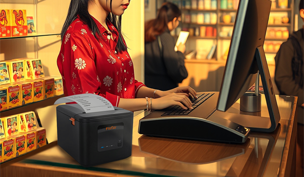 الطابعة المالية MAX80K لضمان الامتثال والاتصال